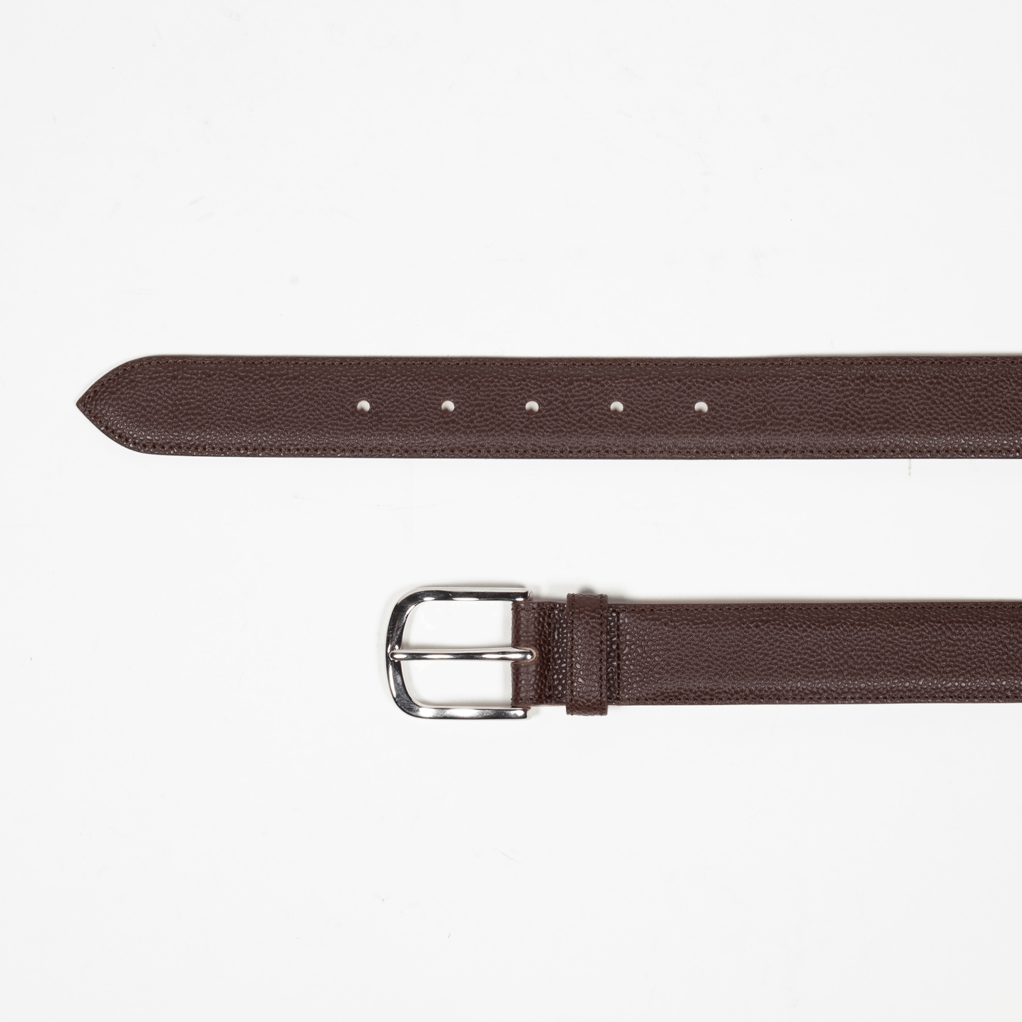Kreis Ledermanufaktur Gürtel 35mm genarbtes Leder Braun
