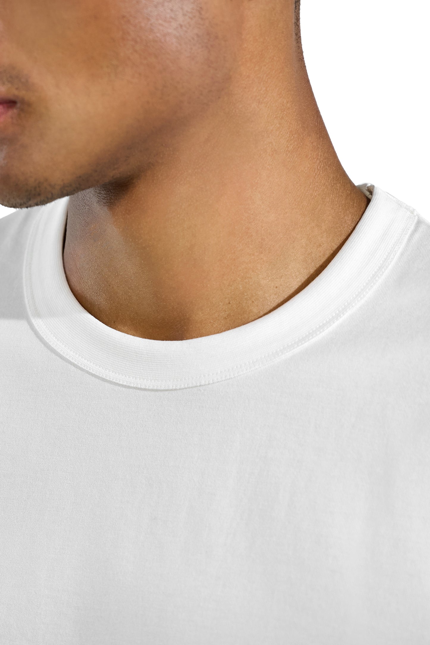 Crew Neck T-Shirt Bread & Boxers Pima Cotton White