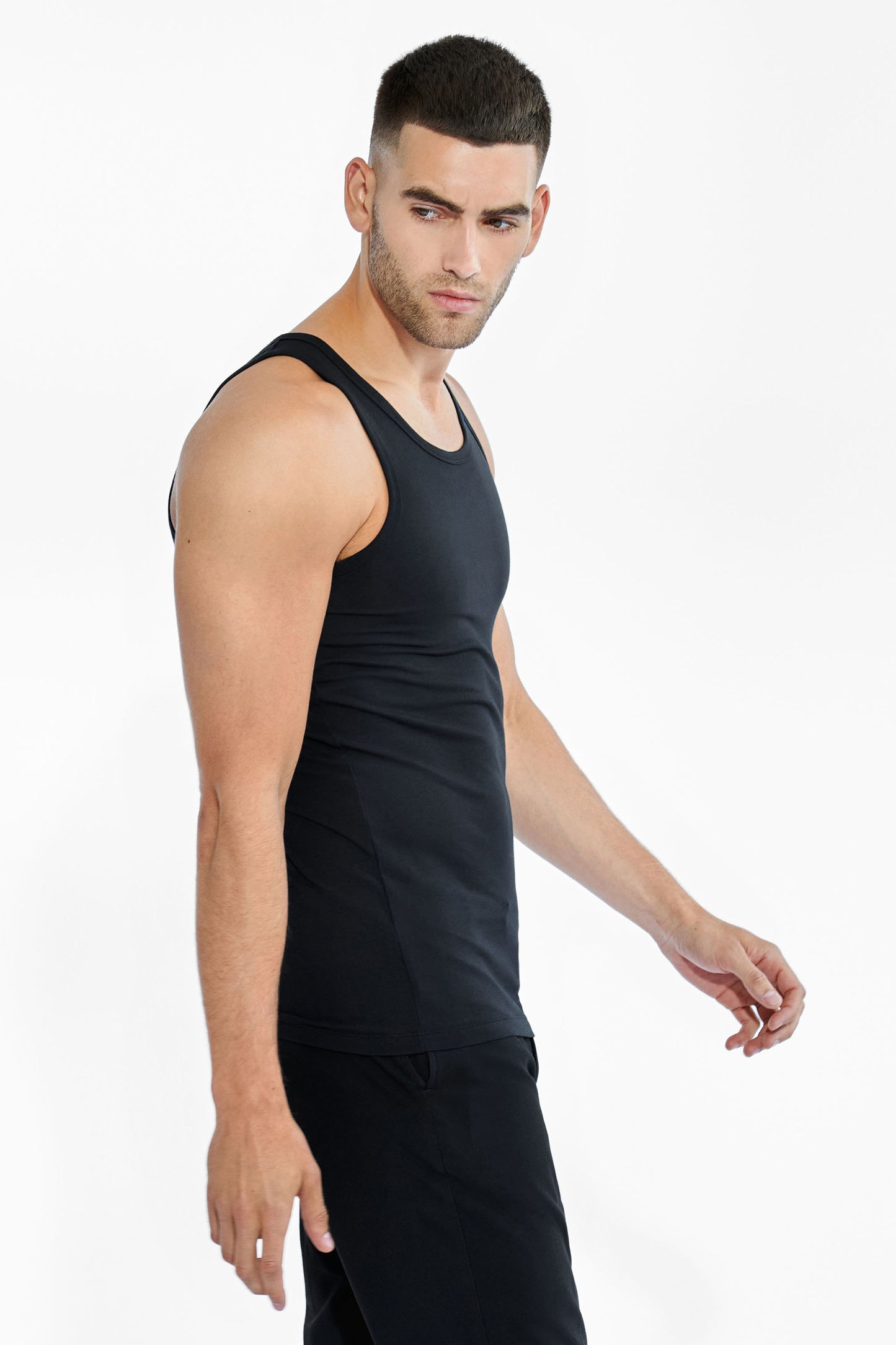 2-Pack Tank Bread & Boxers Schwarz