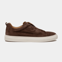 Suitery Sneaker Sleeve Velours Leder Café