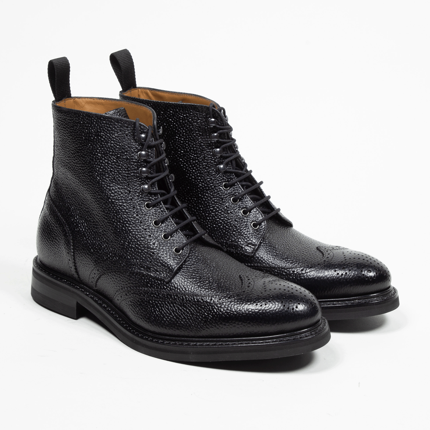 Stiefel Leder Zurigo Black