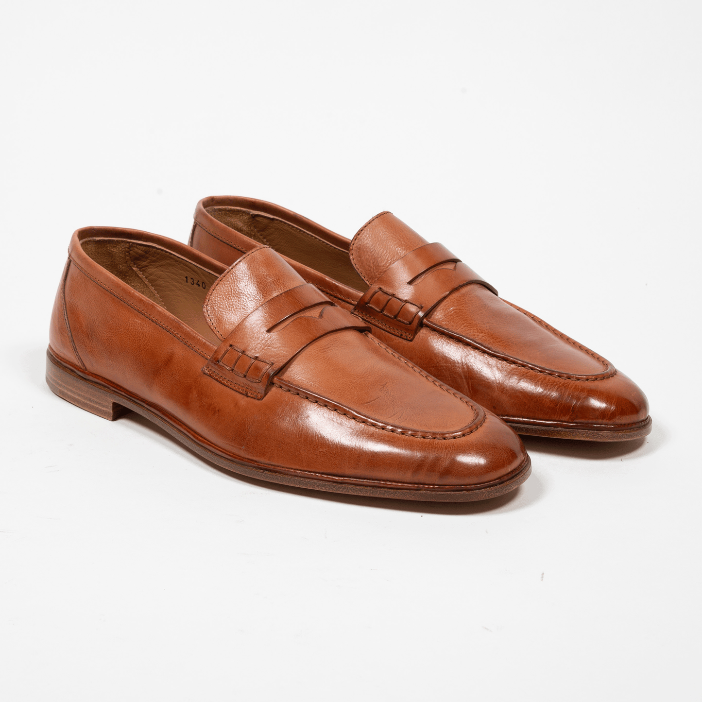 Antonio Maurizi Penny Loafer Garda Cognac - Schuhe