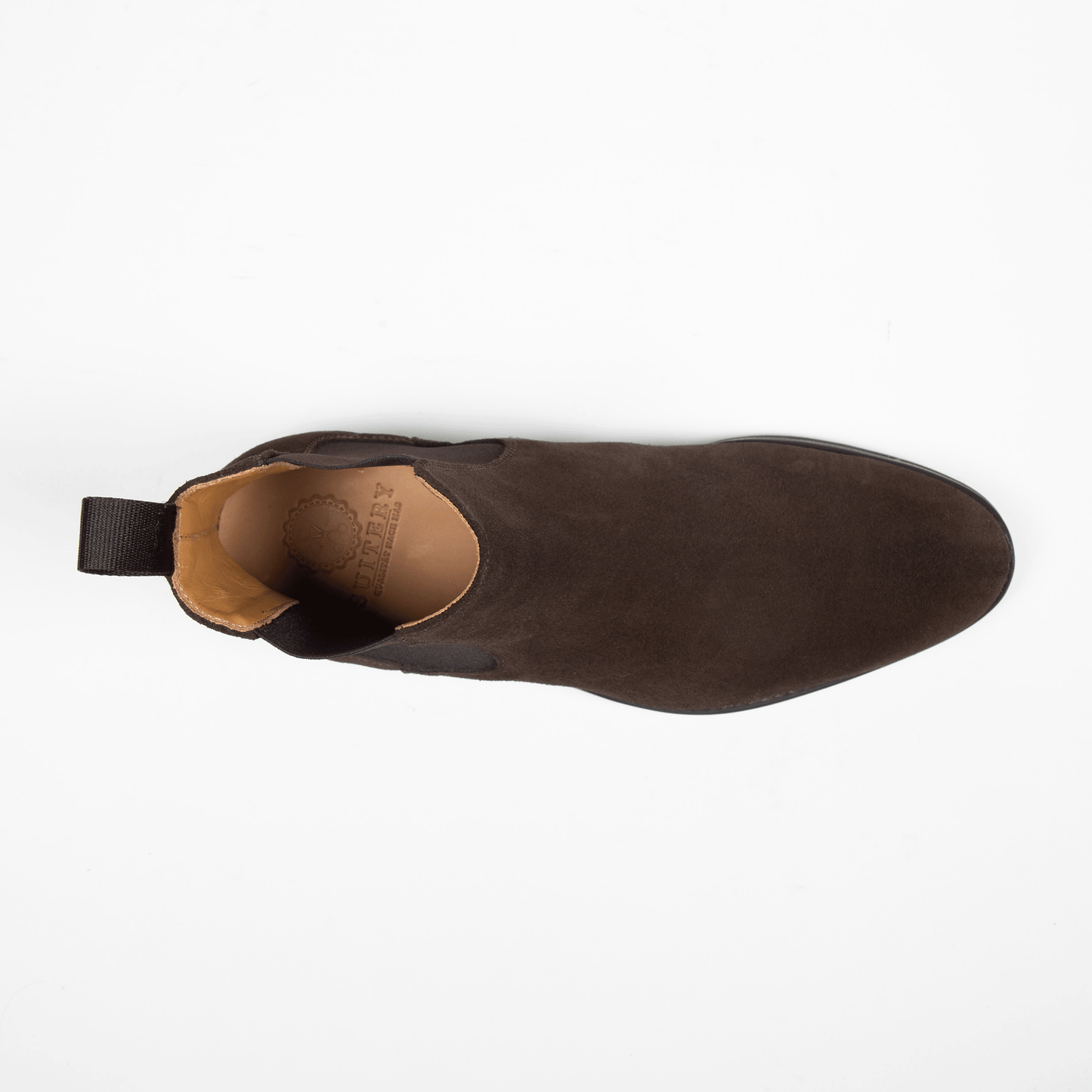 Chelsea Boot Velours Leder Zurigo - Café