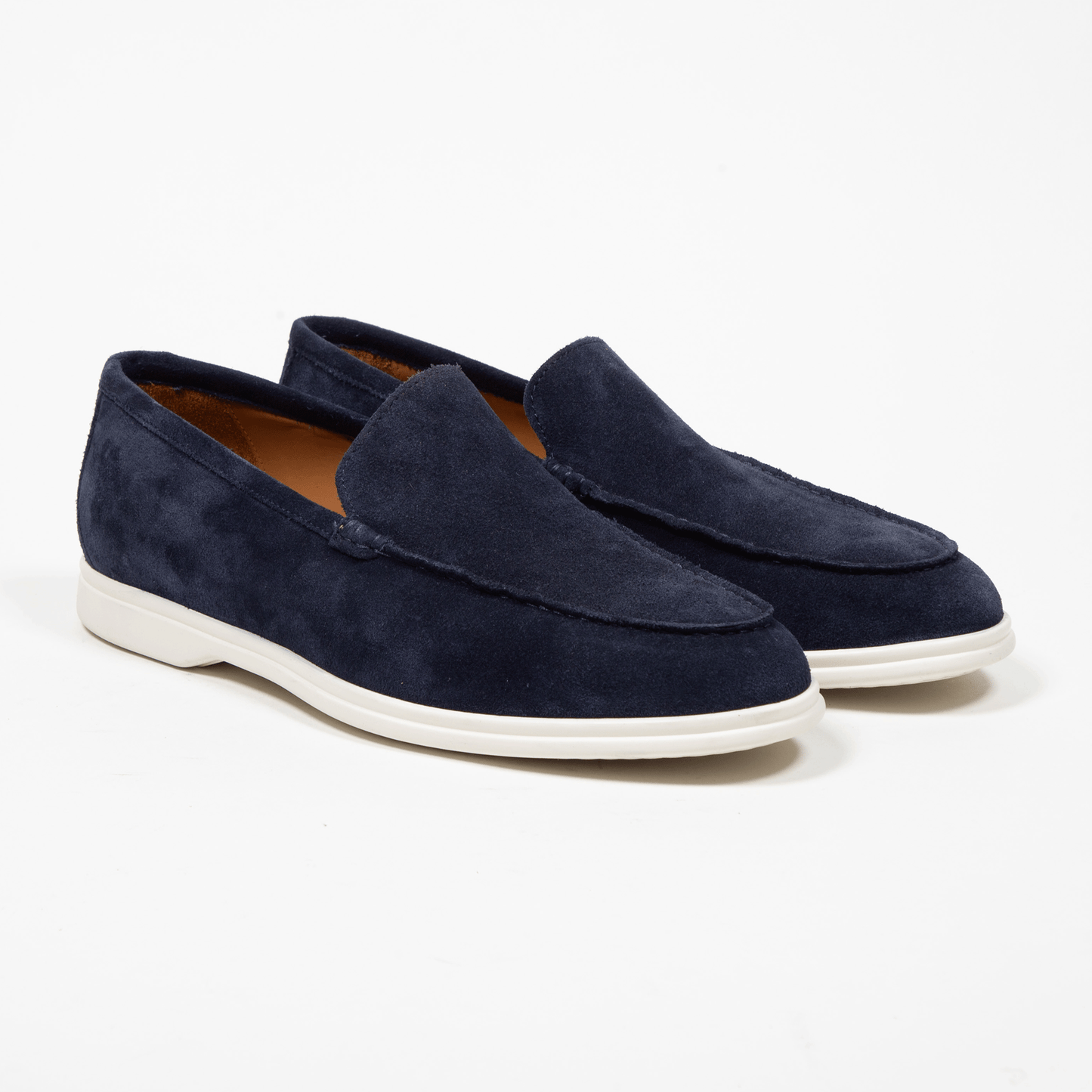 City Laofer Velours Leder Camoscio Navy - Schuhe