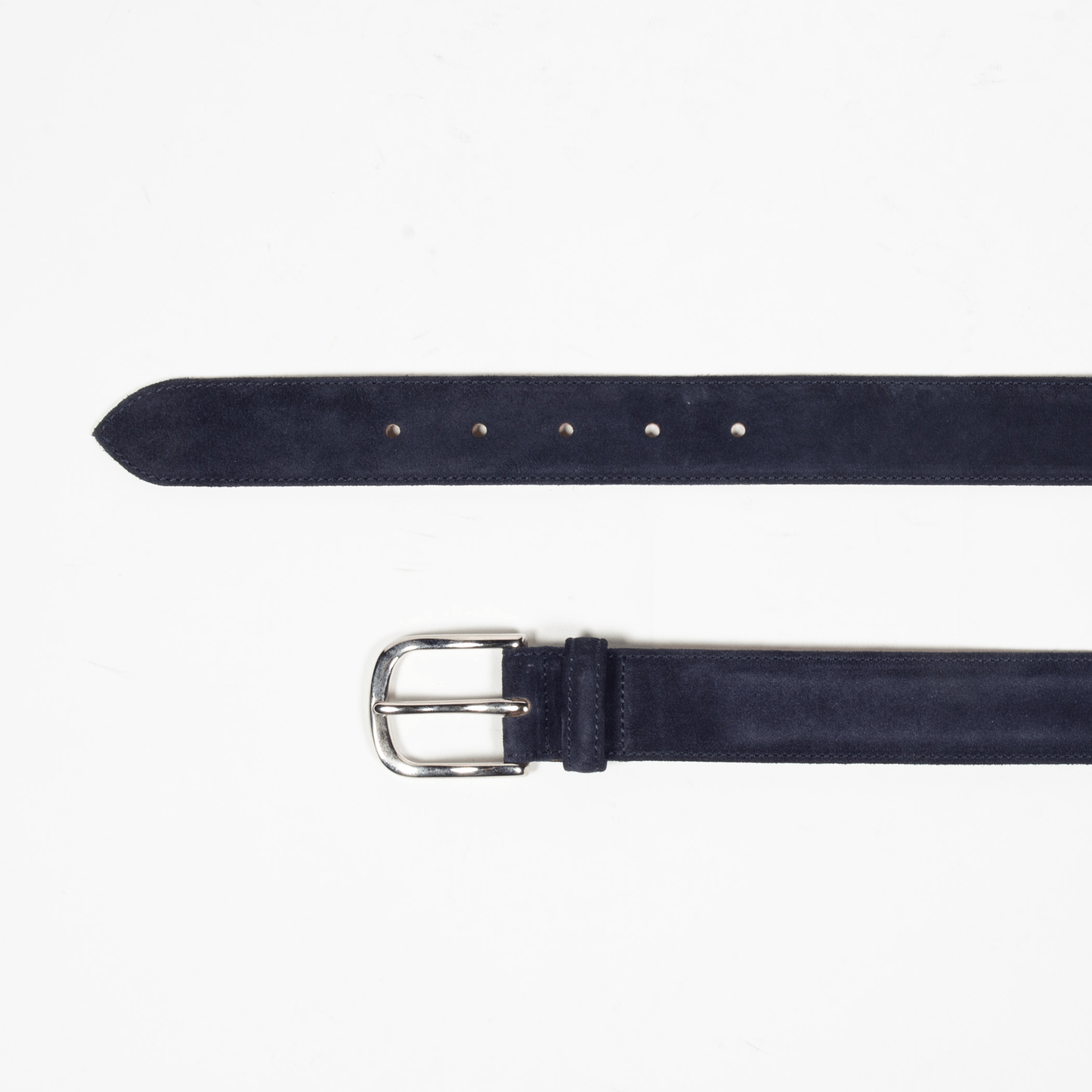 Kreis Ledermanufaktur Gürtel 35mm Velours Leder Blue Suede
