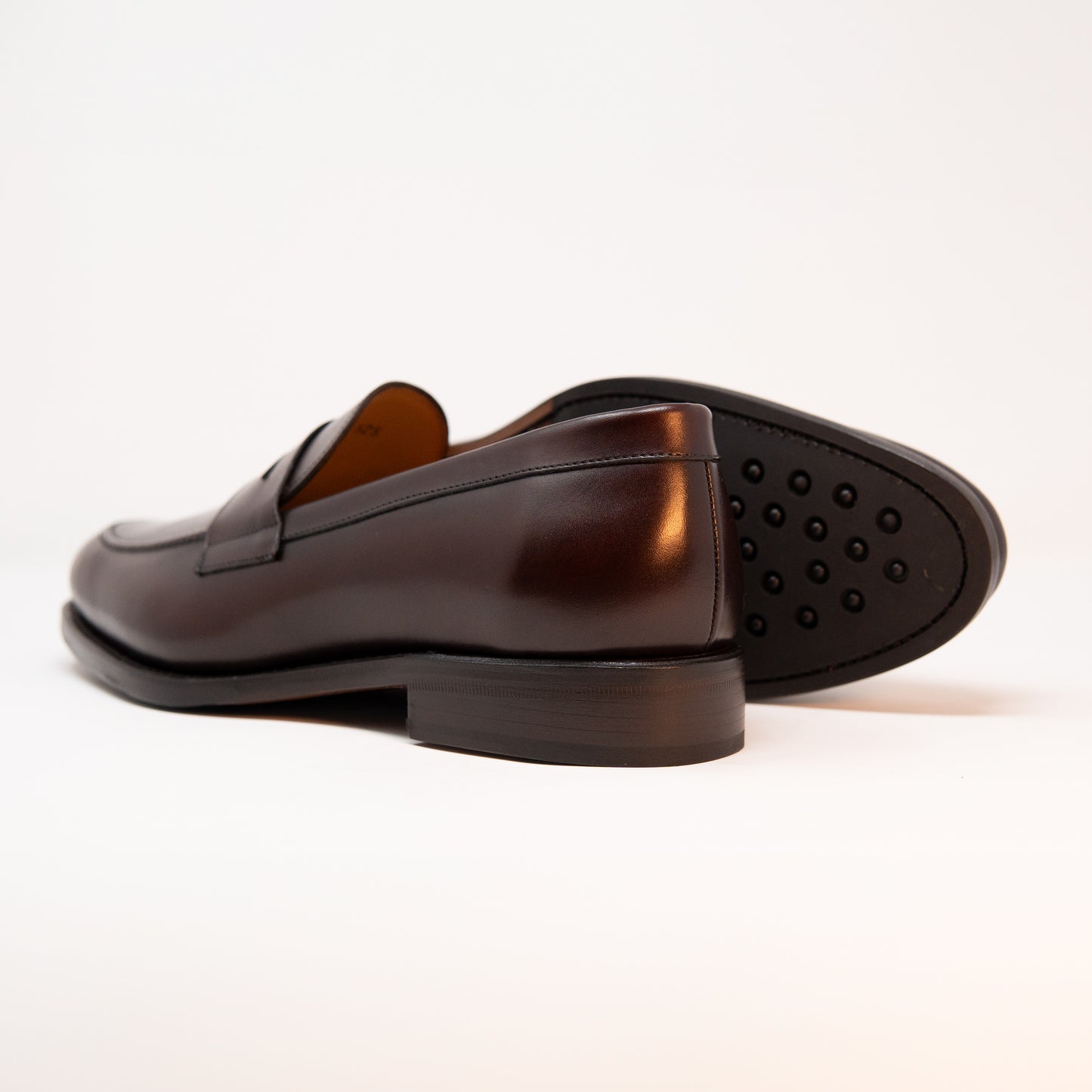 Penny Loafer Kalbsleder Made in Spain Braun