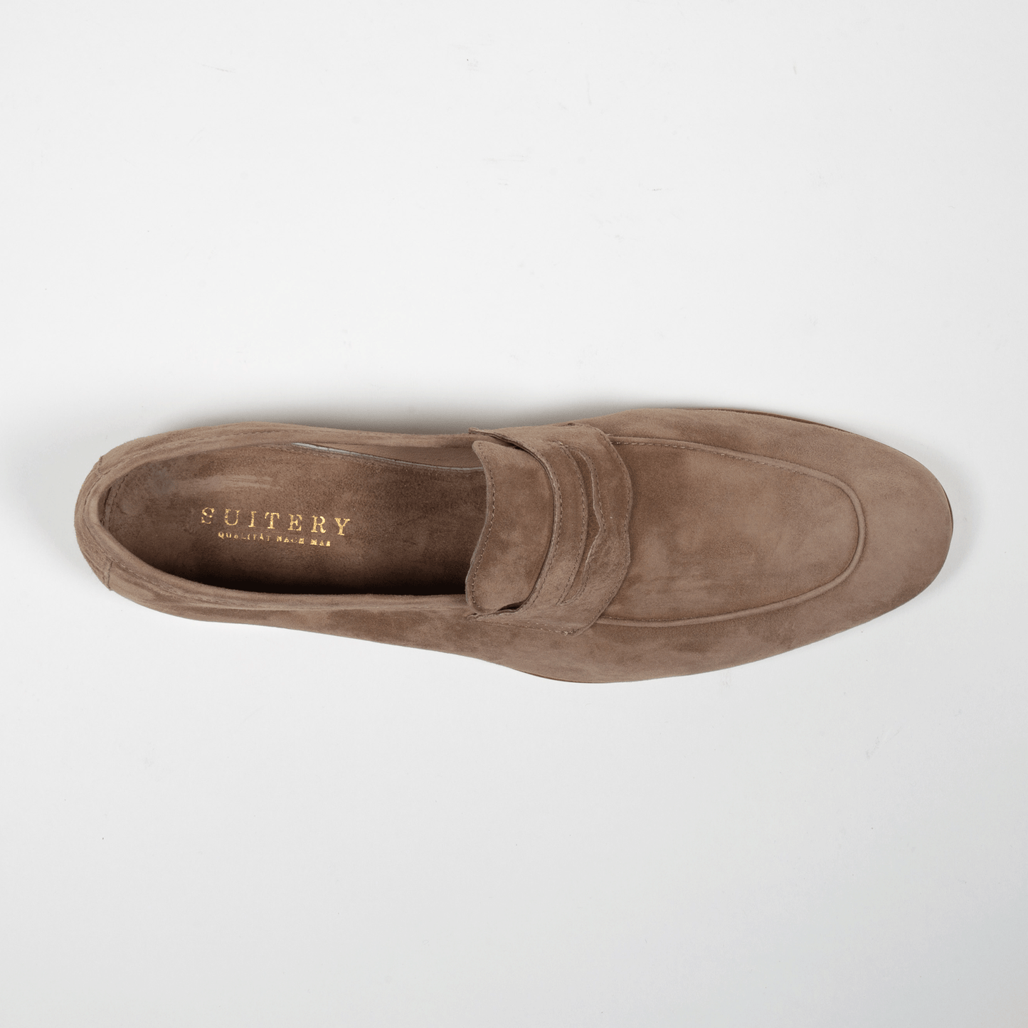 Penny Loafer Velours Leder Valencia Cognac - Schuhe