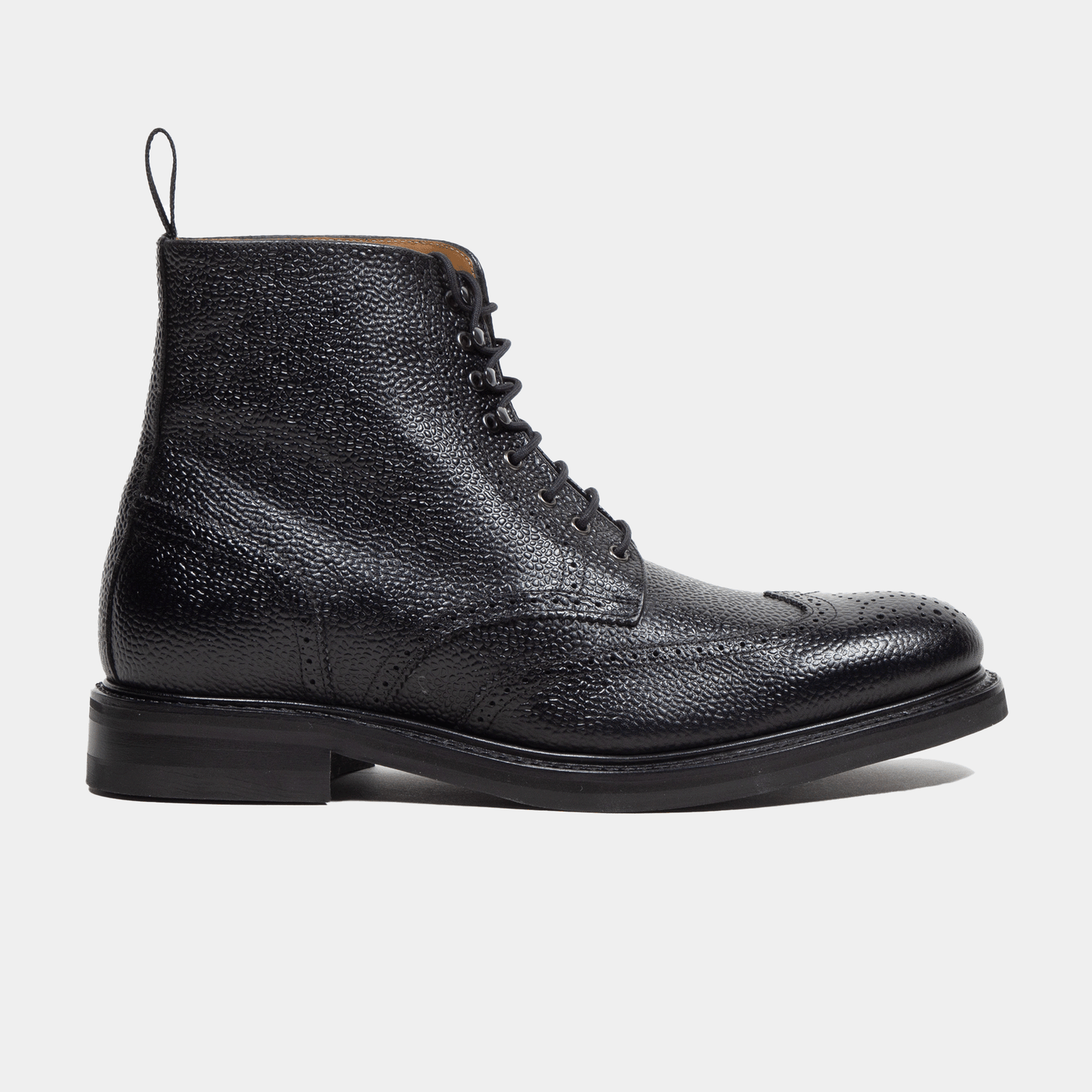 Stiefel Leder Zurigo Black