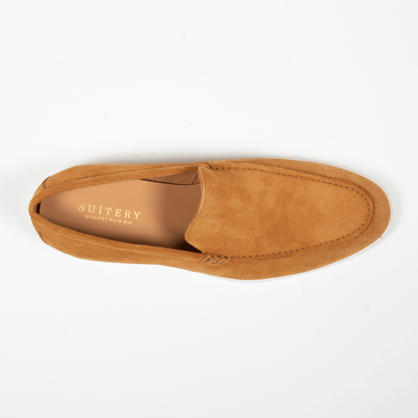 City Laofer Velours Leder Camoscio Beige - Schuhe