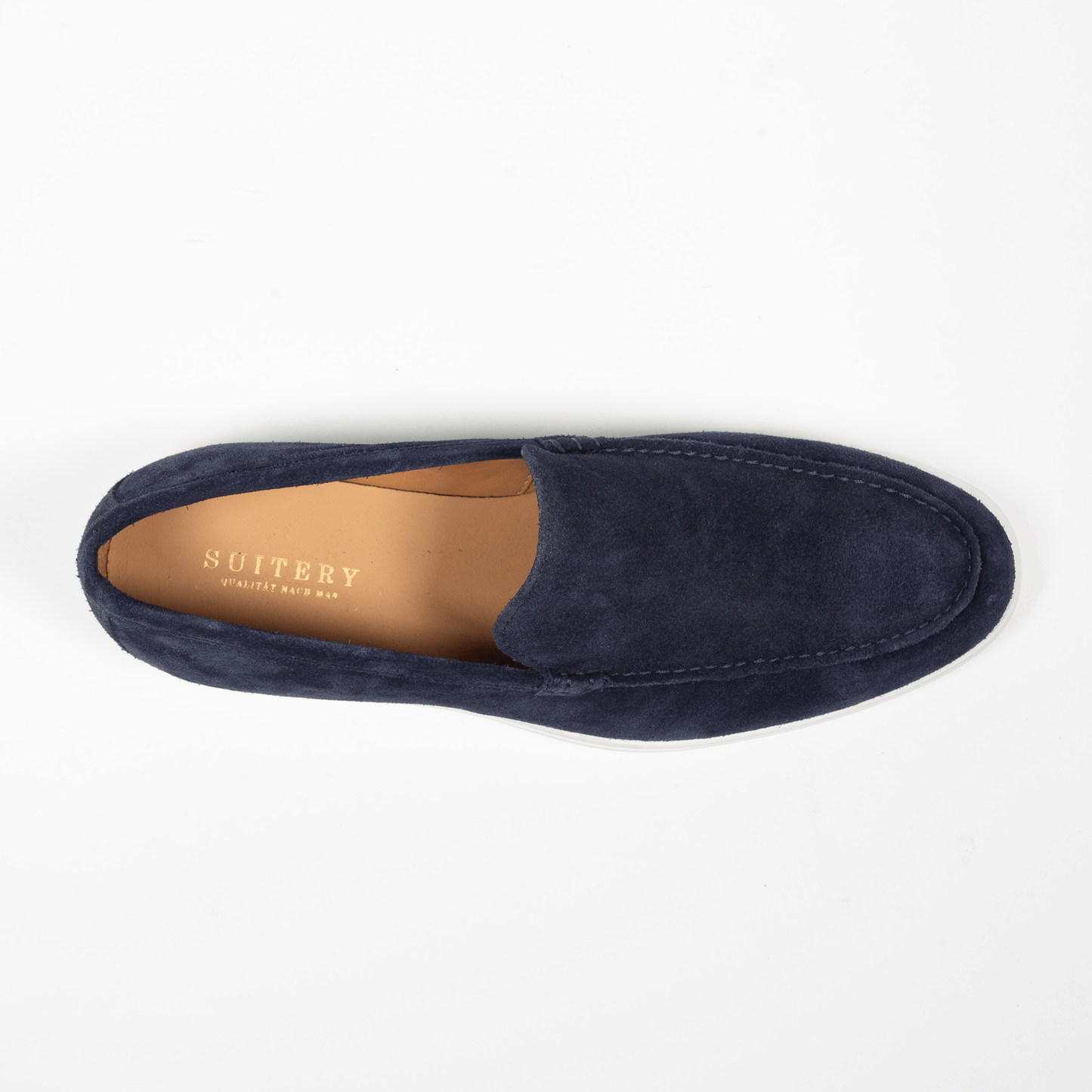 City Laofer Velours Leder Camoscio Navy - Schuhe
