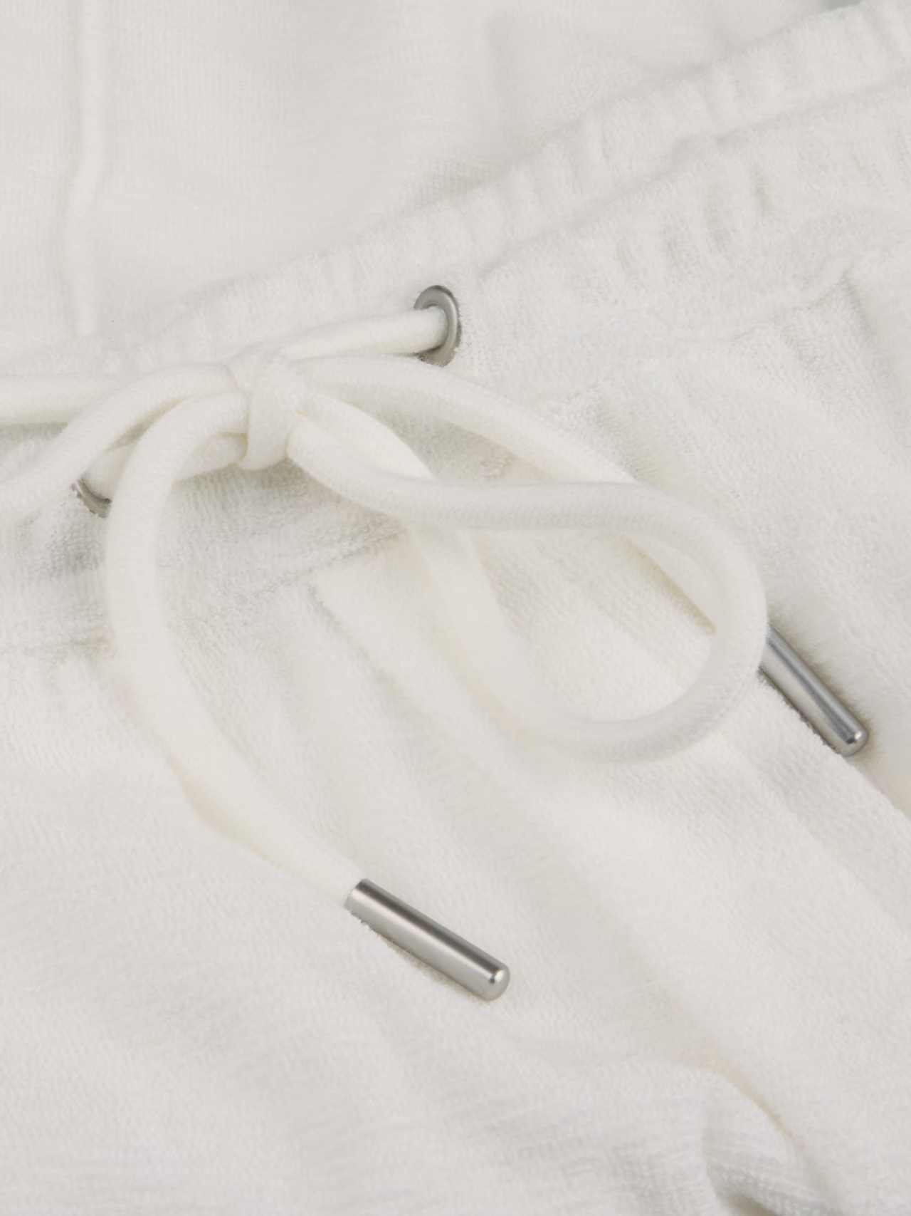 Stenströms Frottee-Shorts Weiß