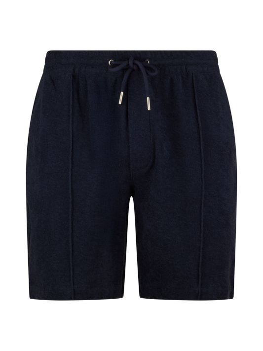 Stenströms Frottee-Shorts Navy
