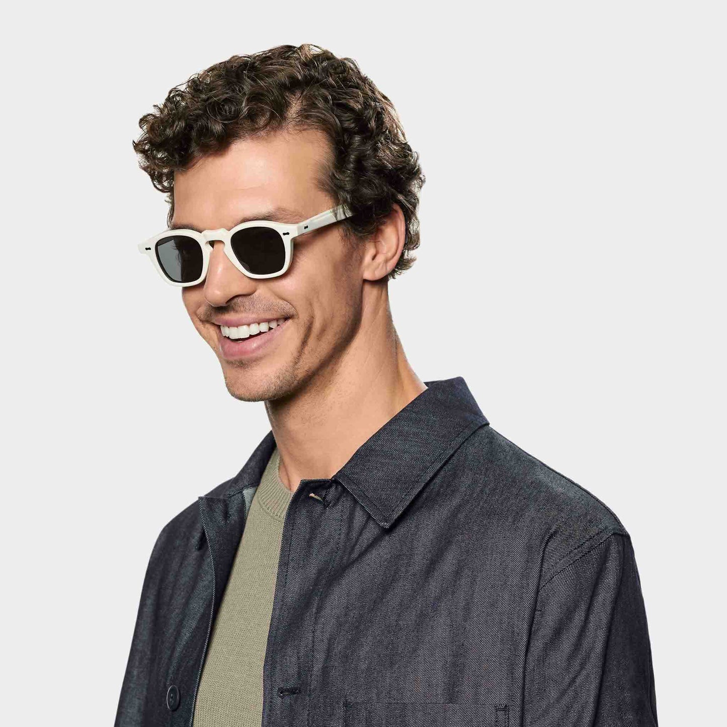 Sonnenbrille TBD Eyewear Cord - White Grey