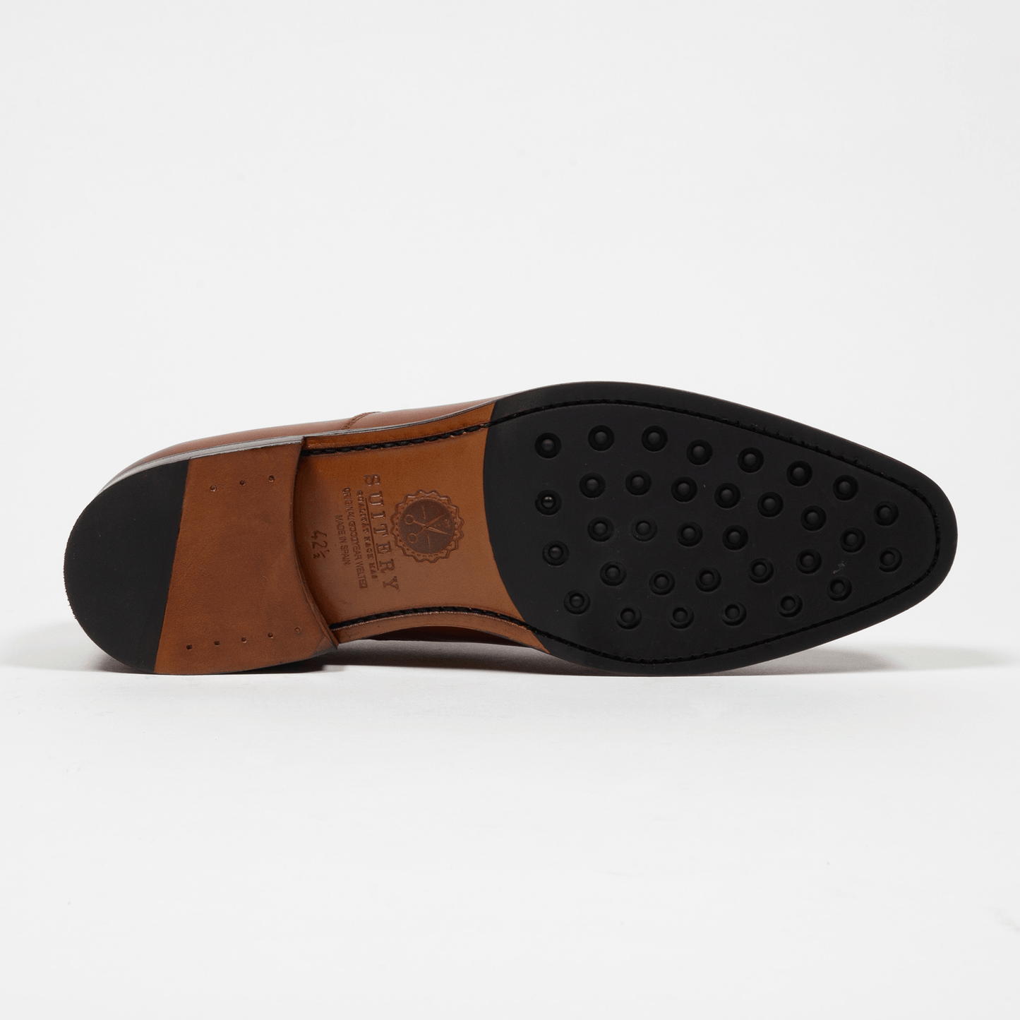 Oxford Schuhe Leder Cap Toe - Honey - Made in Spain