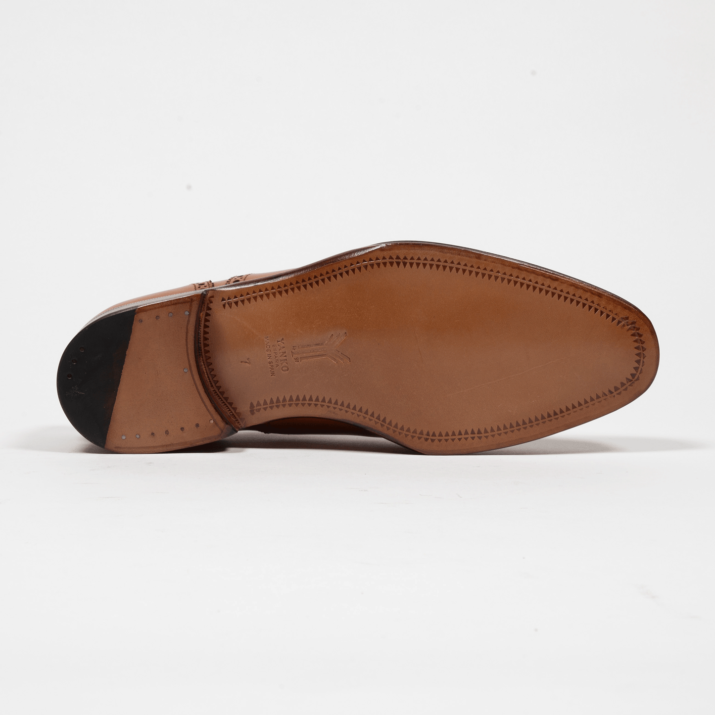 Yanko Oxford Schuhe Budapester Cognac