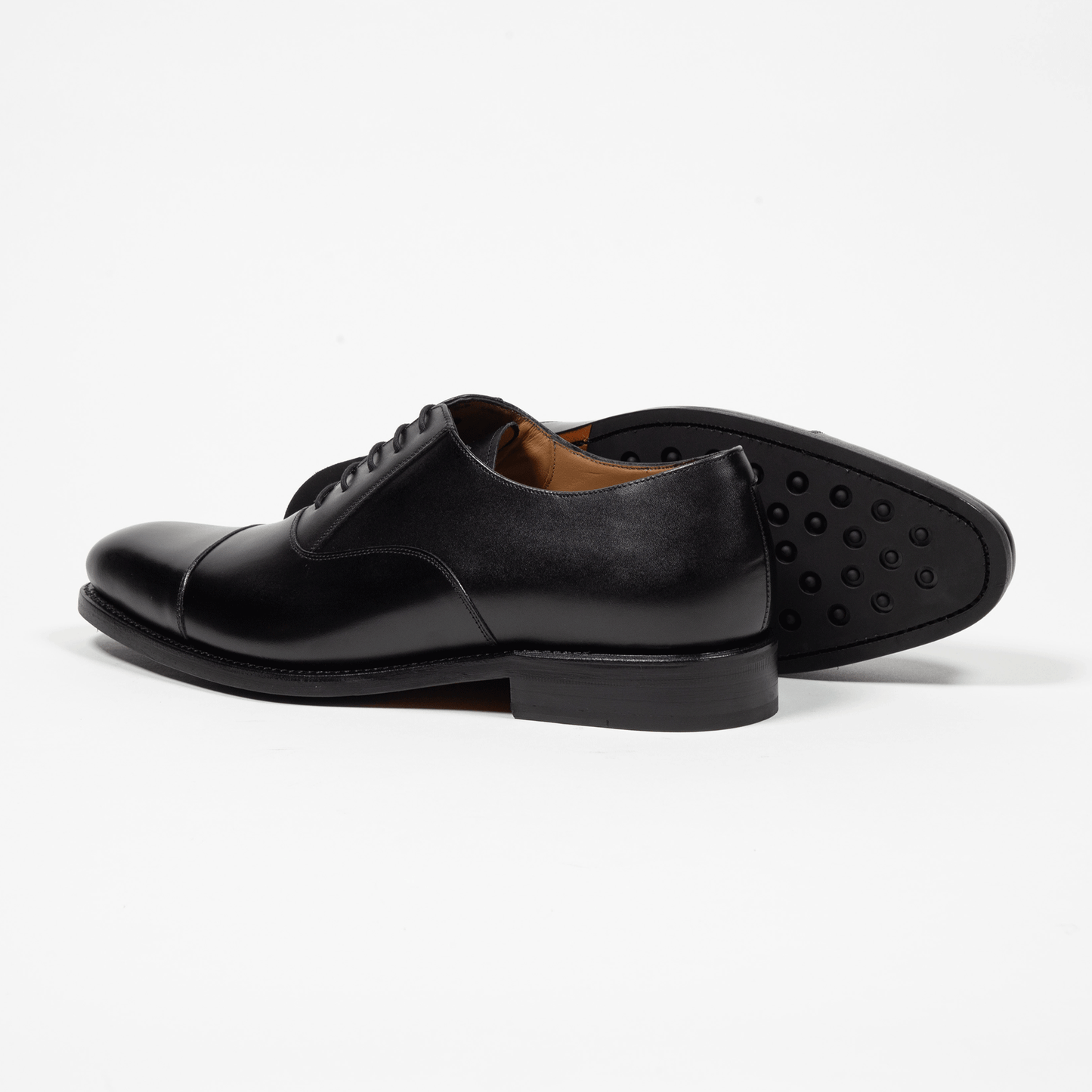 Oxford Cap Toe - Schwarz - Made in Spain
