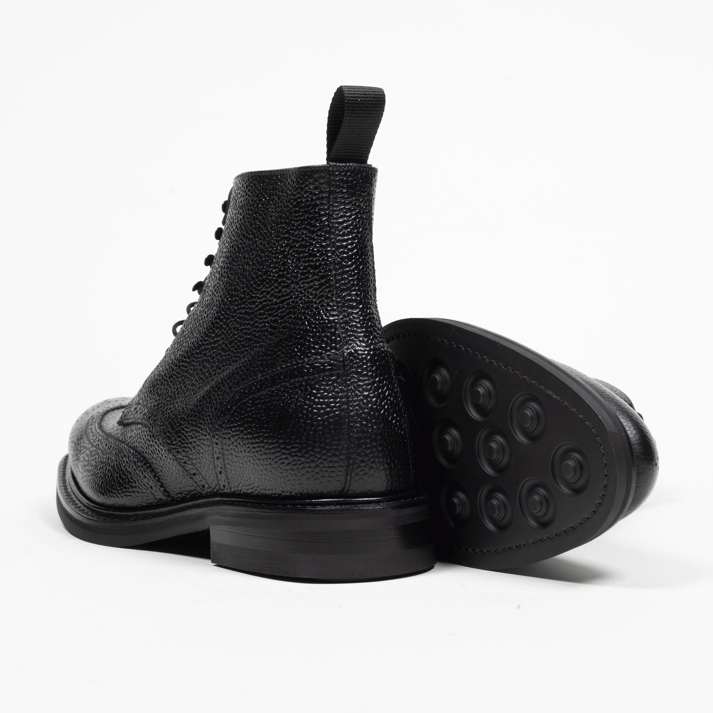 Stiefel Leder Zurigo Black