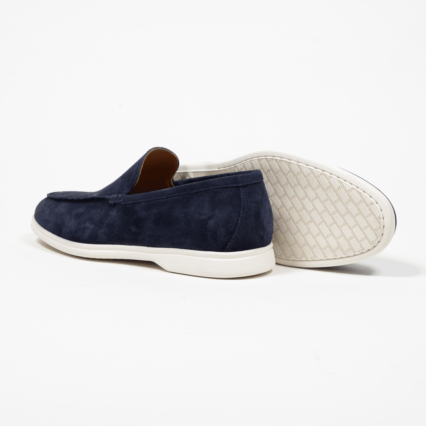 City Laofer Velours Leder Camoscio Navy - Schuhe