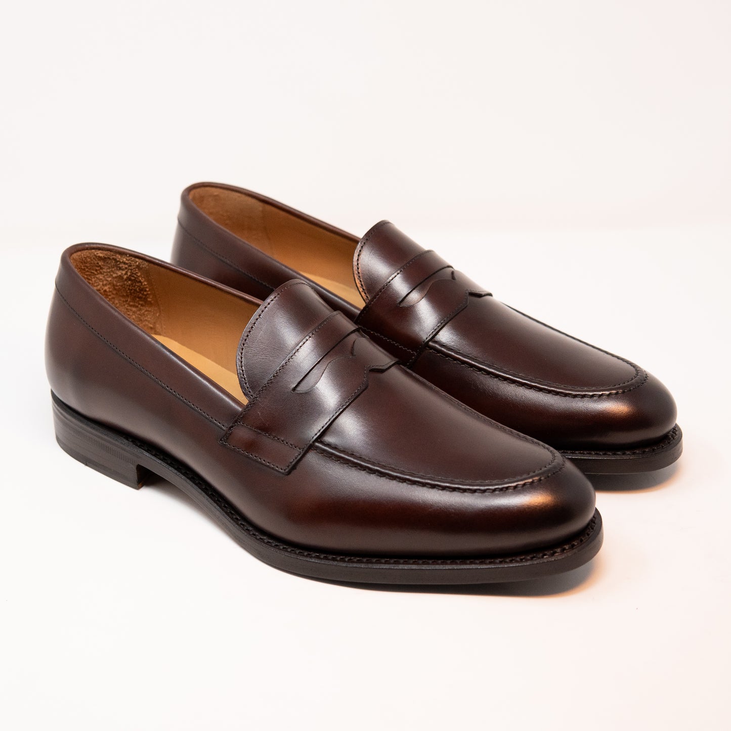 Penny Loafer Kalbsleder Made in Spain Braun