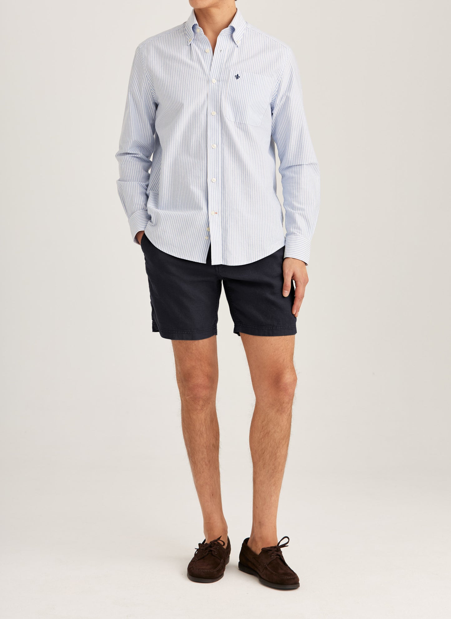 Fenix Leinen Bermudas Morris Stockholm Navy