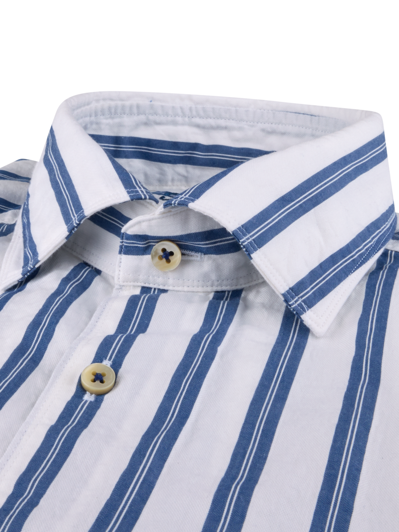 Stenströms Oxford-Hemd Blau Gestreift