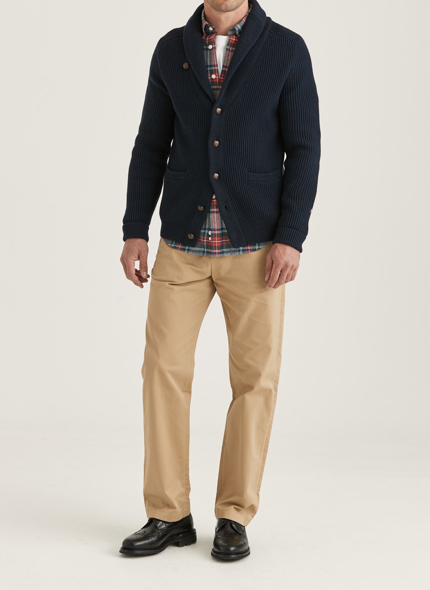 Cardigan Brayden Shawl Navy