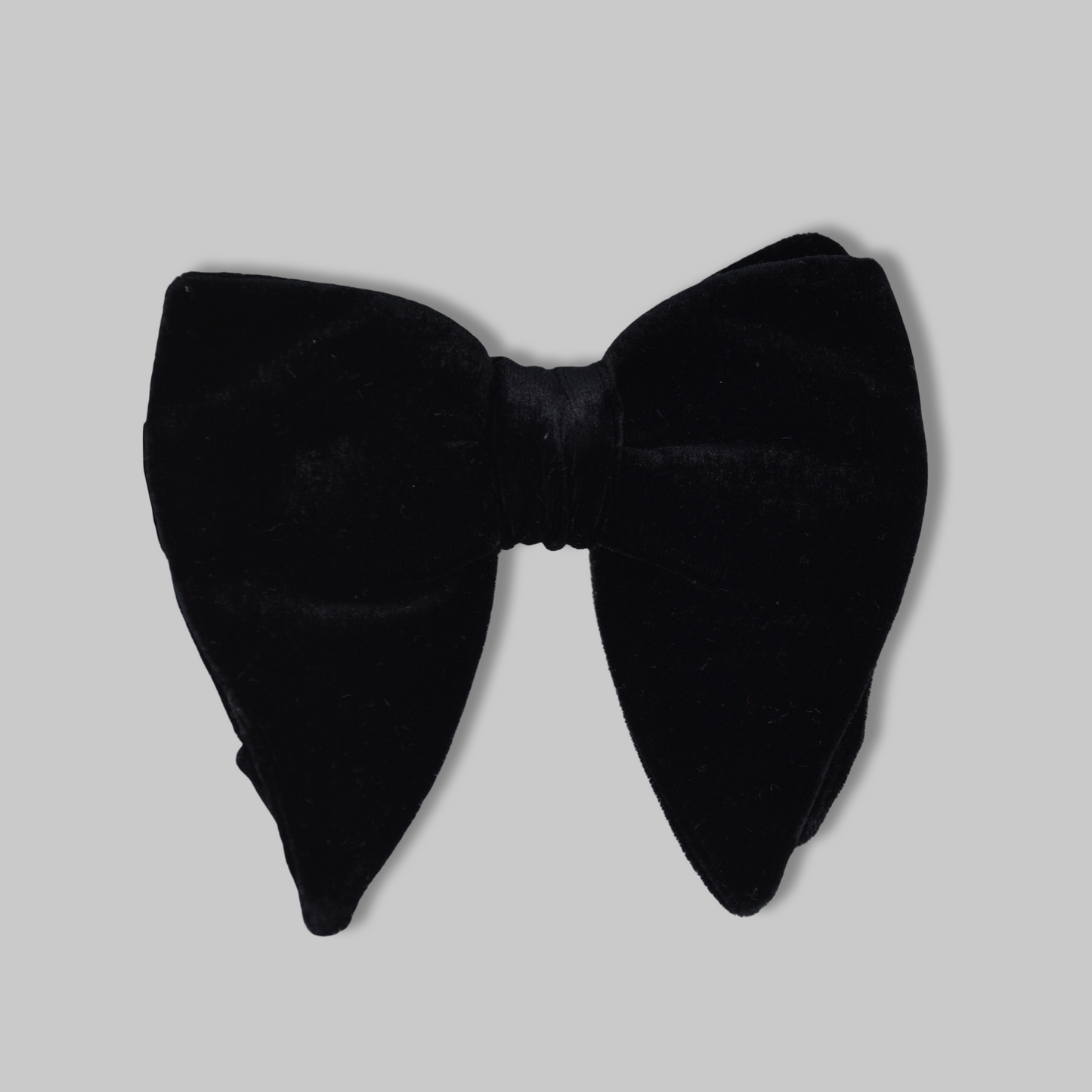 Suitery Fliege gebunden Samt Black