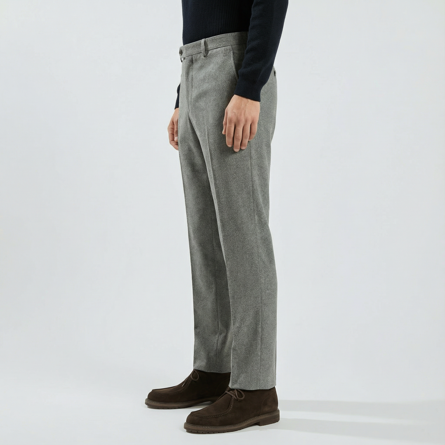 Wollhose Flanell Grey Signature