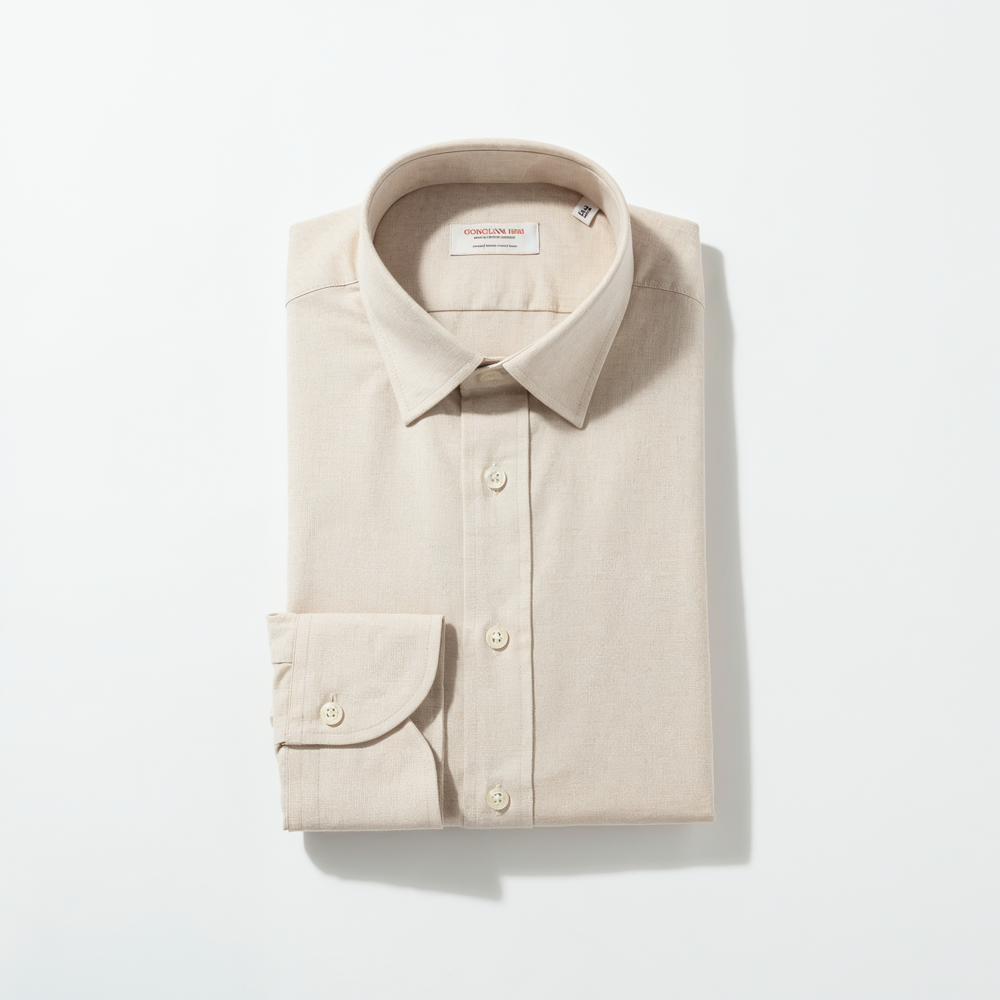 Flanellhemd Cordone 1956 Beige