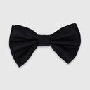 Schwarze Seidenfliege – Satin, Made in Italy