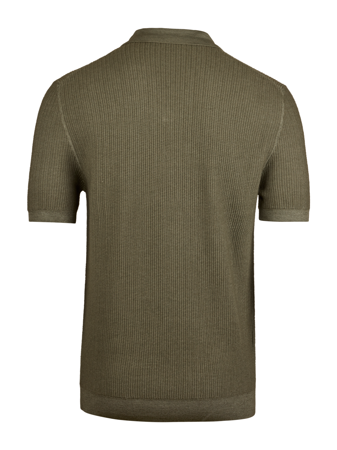 Stenströms Polo Shirt Dyed Merino Green
