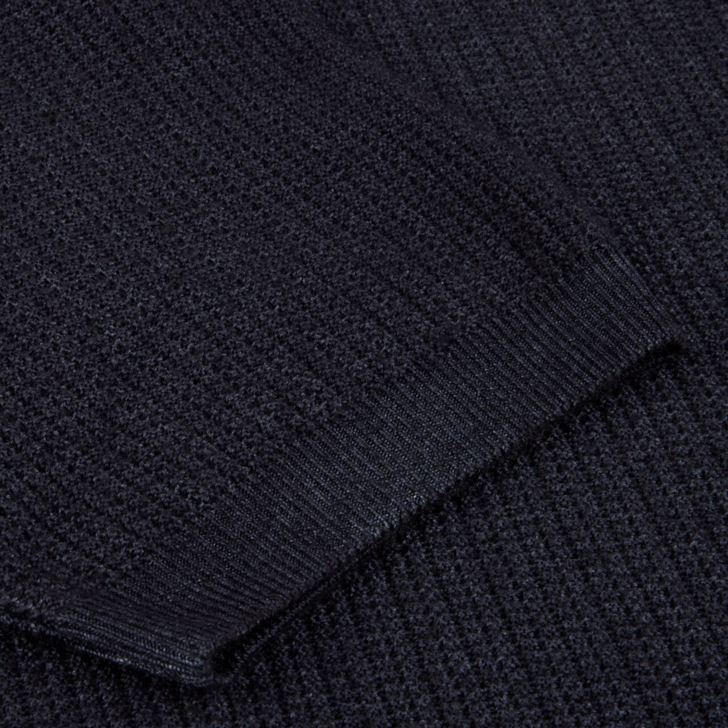 Stenströms Polo Shirt Dyed Merino Navy