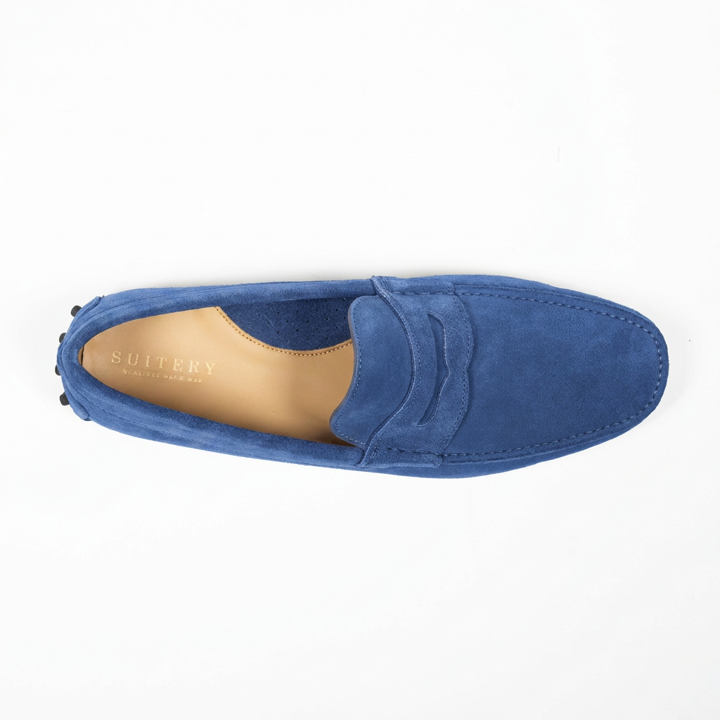 Mokassins Wildleder Navy