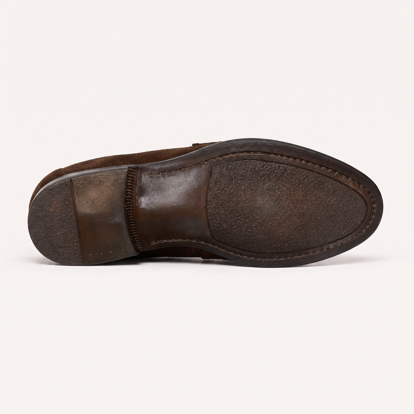 Penny Loafer Brown Suede Leather