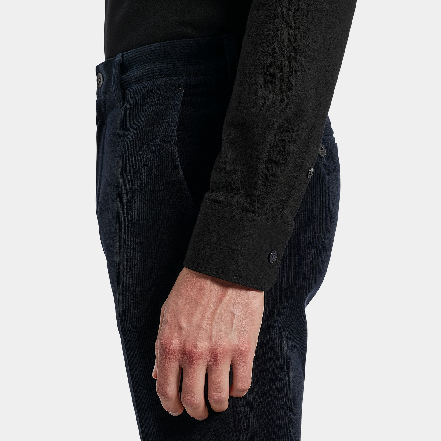 Hybrid Shirt Schwarz