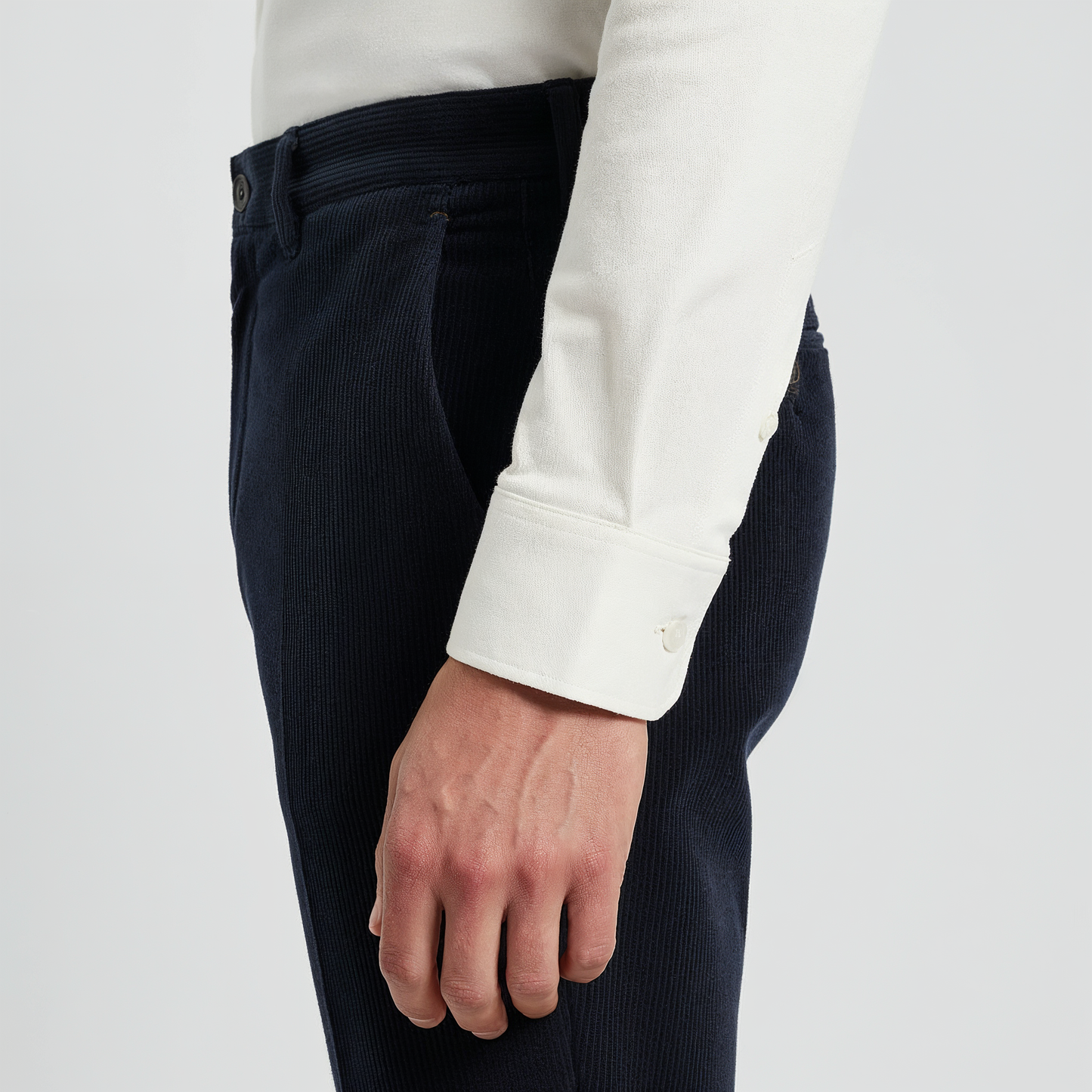 Signature Polo Longsleeve Weiß