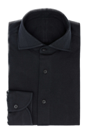 Suitery Maßhemd Casual Piqué Schwarz