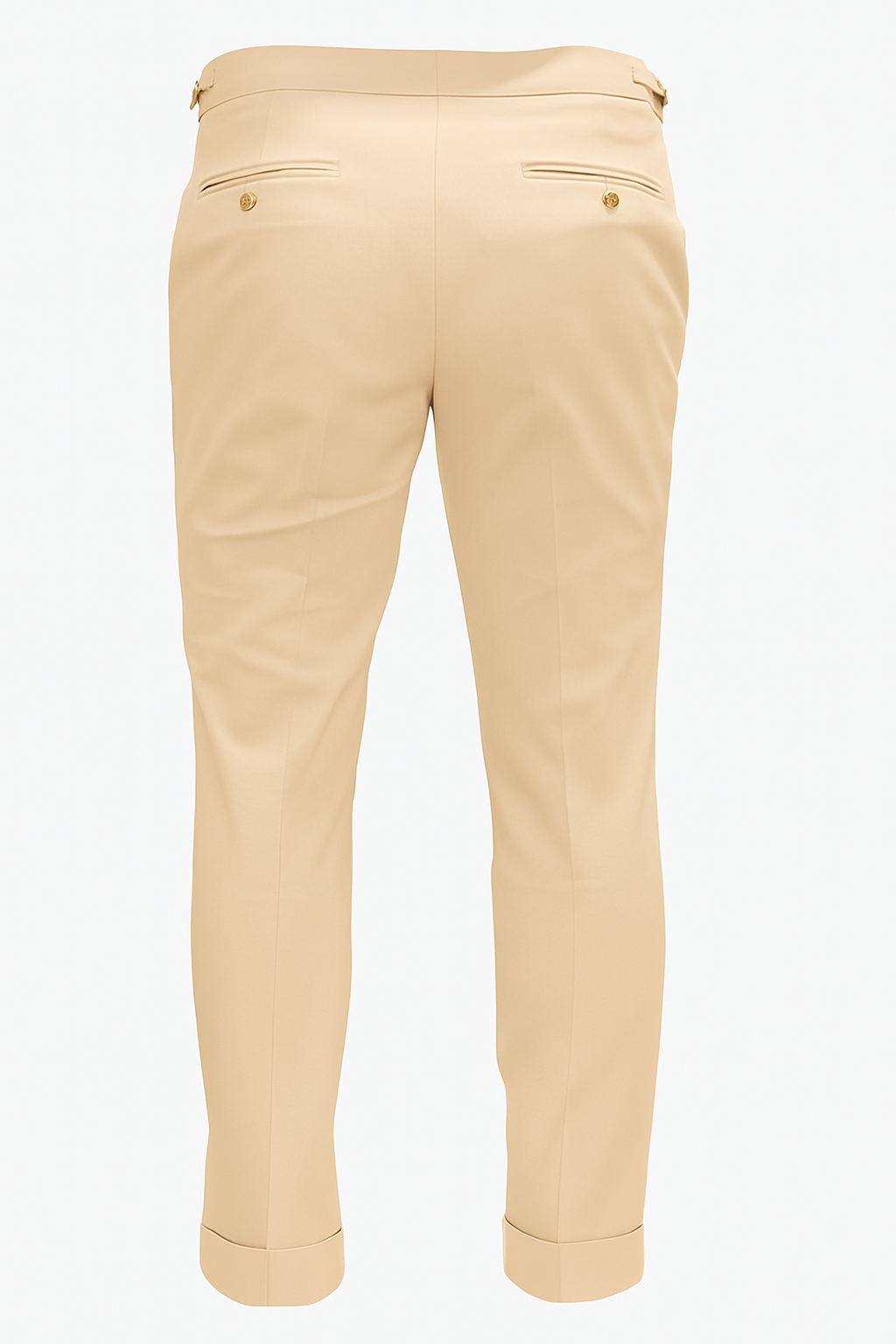 Bundfaltenhose Satorial Baumwolle Beige