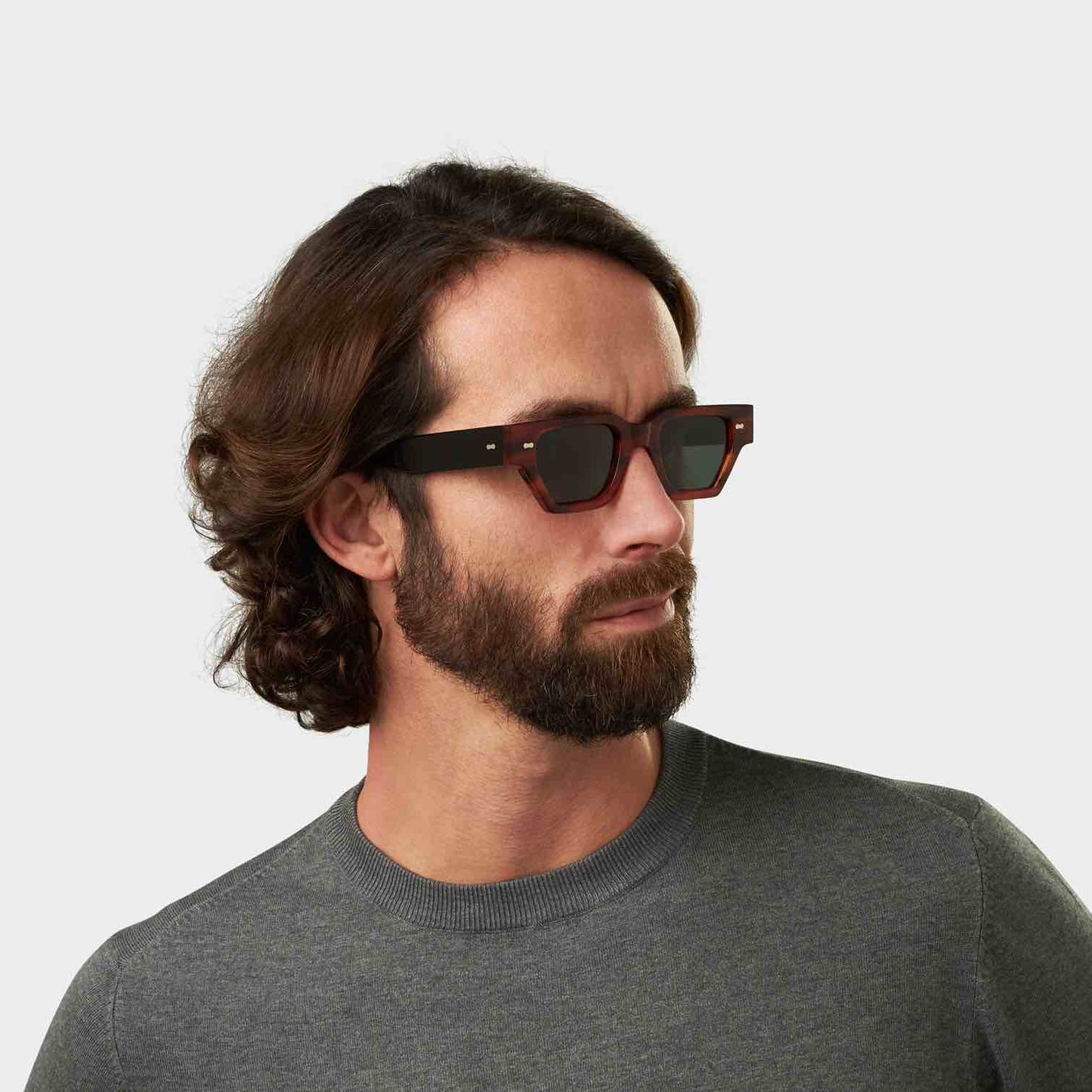 Sonnenbrille TBD Eyewear Raso - Champagner Bottlegreen