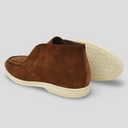Yanko Hightop Loafer Velours Leder Café Braun
