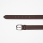 Kreis Ledermanufaktur Gürtel 35mm genarbtes Leder Braun