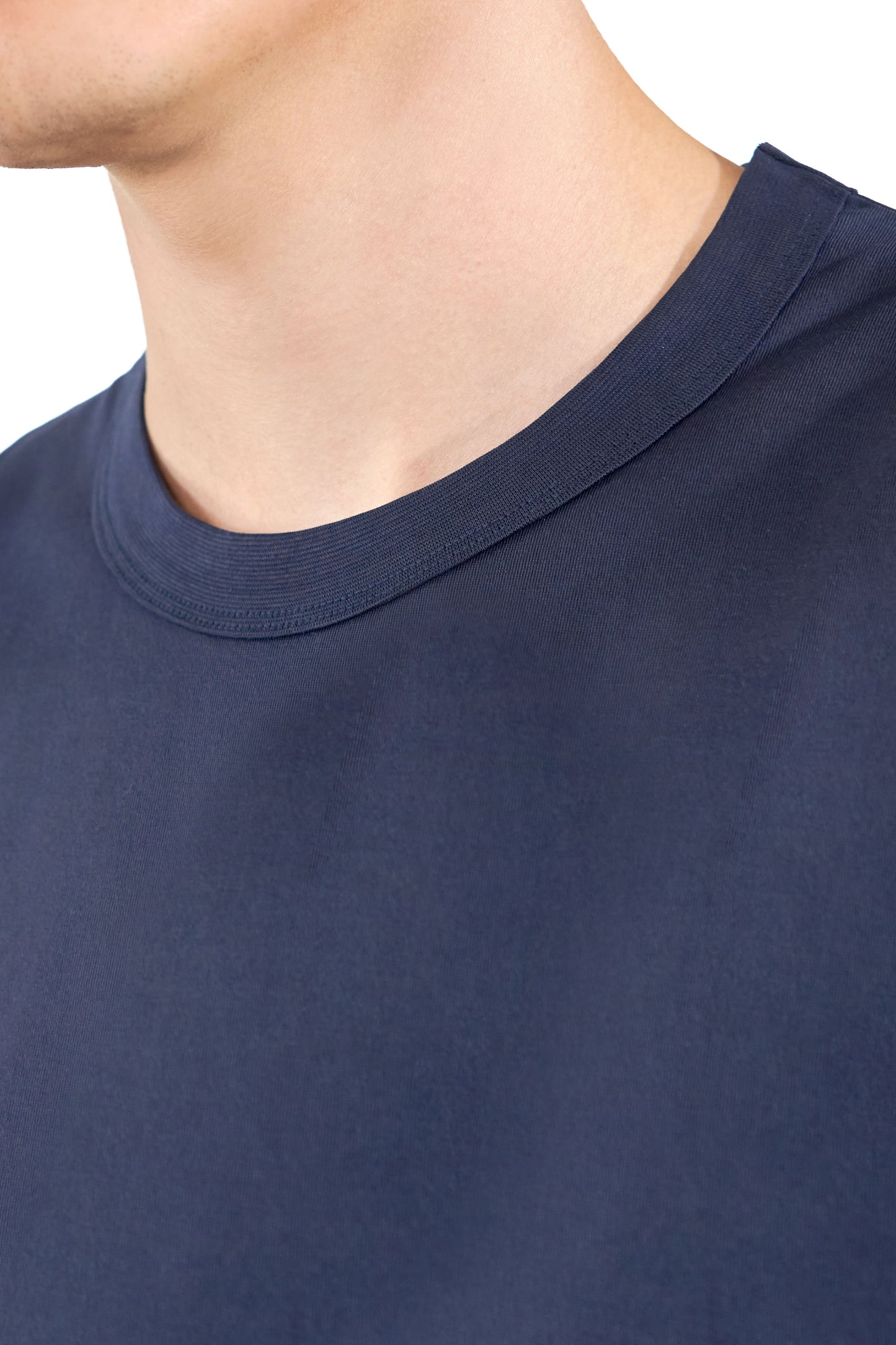 Crew Neck T-Shirt Bread & Boxers Pima Cotton Navy
