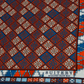 Einstecktuch Seide Mosaik Orange Made in England