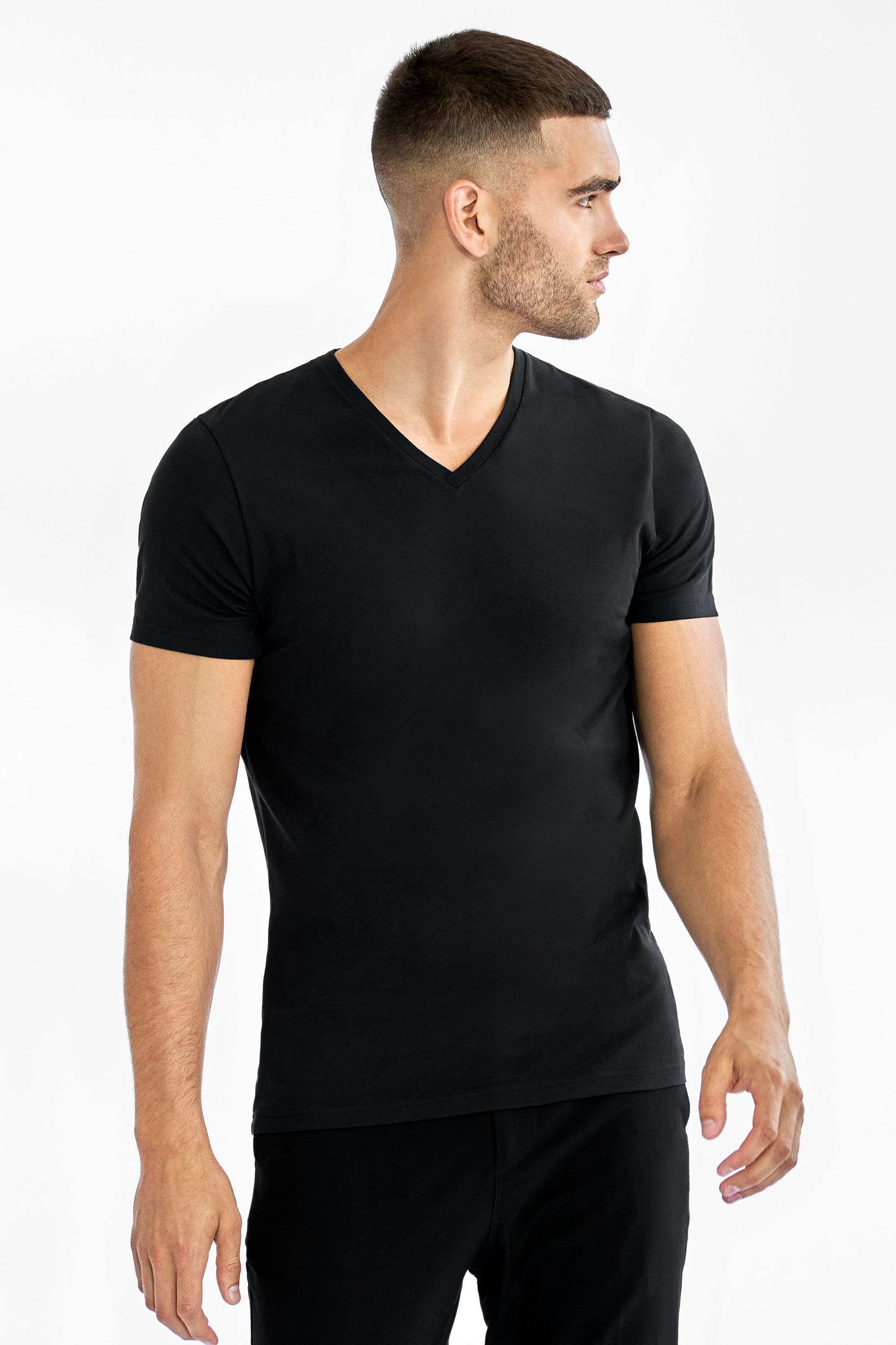 2-Pack V-Neck Bread & Boxers Schwarz