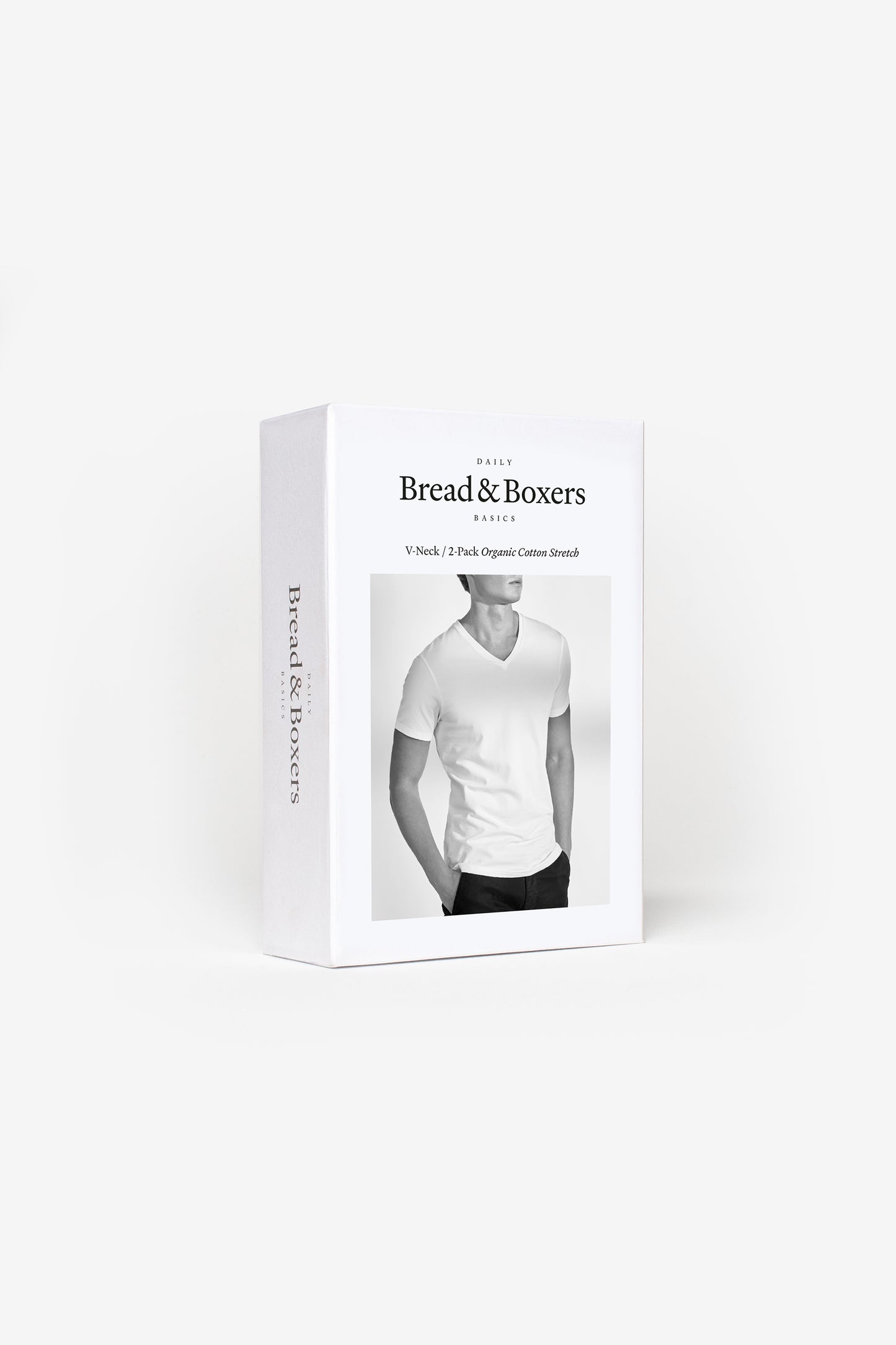 2-Pack V-Neck Bread & Boxers Weiß