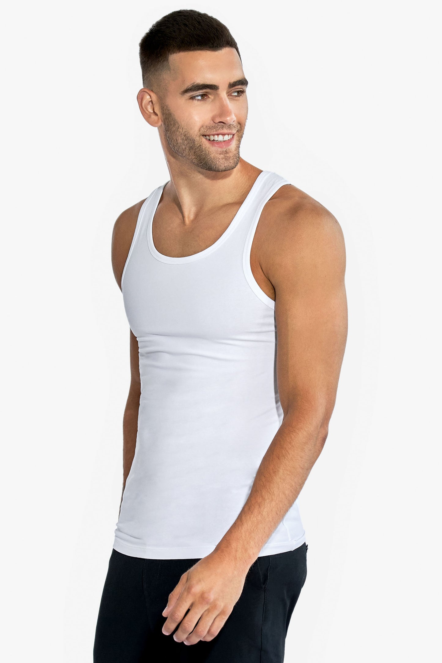 2-Pack Tank Bread & Boxers Weiß