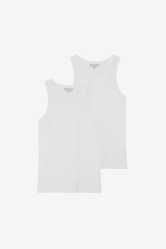 2-Pack Tank Bread & Boxers Weiß