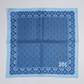Einstecktuch Seide Stars Babyblue Made in England