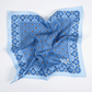 Einstecktuch Seide Stars Babyblue Made in England