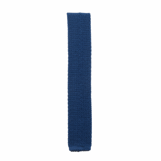 Strickkrawatte Made in Germany Navy